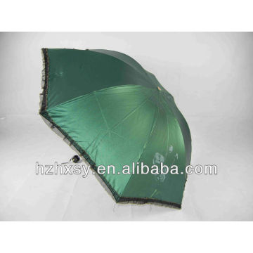 3 dobrável redonda alça verão guarda-chuva do laço Parasol